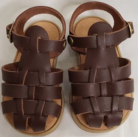 Peers -- Infant's T-Strap Sandal -- Brown