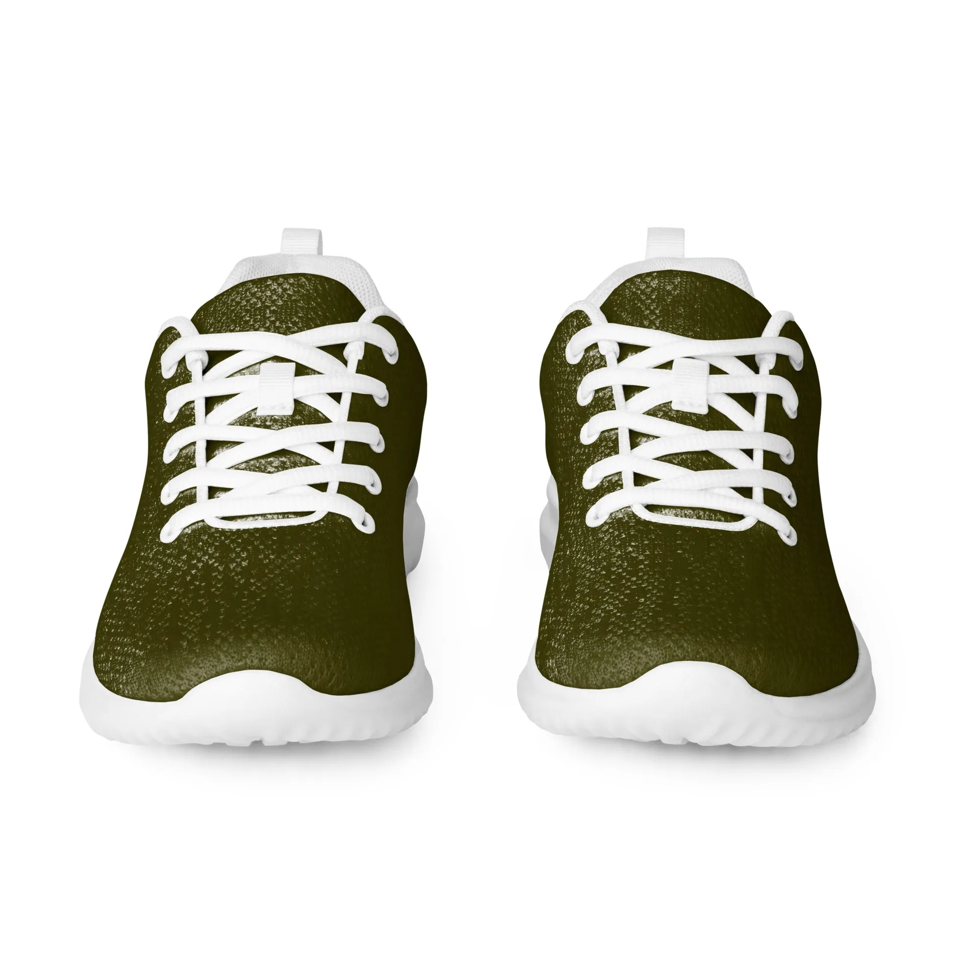 Pine Green Color Men's Sneakers, Solid Color Modern Breathable Lightweight Men’s Athletic Shoes (US Size: 5-13)