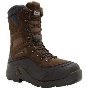 Rocky Men's Blizzard Stalker 9" Steel Toe WP 1200G Work Boot -Brown- FQ0007465