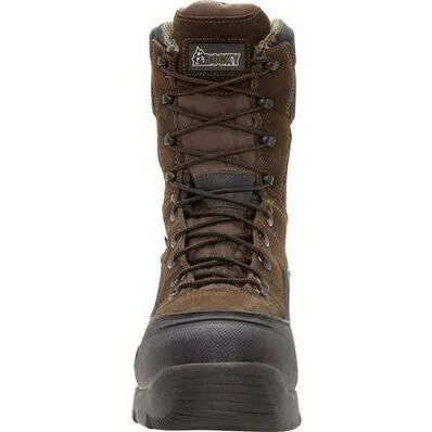 Rocky Men's Blizzard Stalker 9" Steel Toe WP 1200G Work Boot -Brown- FQ0007465