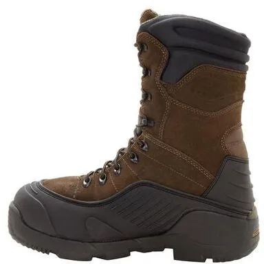 Rocky Men's Blizzard Stalker 9" Steel Toe WP 1200G Work Boot -Brown- FQ0007465