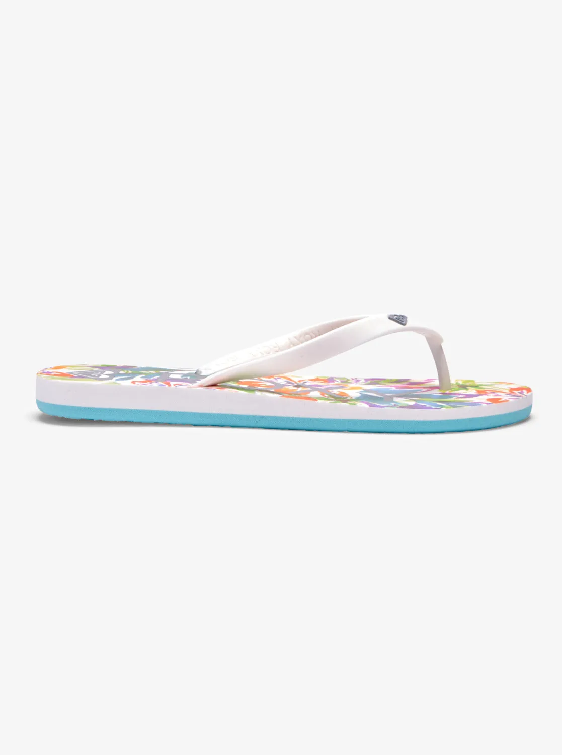 Roxy Tahiti VII Sandal-White/C Pink/Floral Print