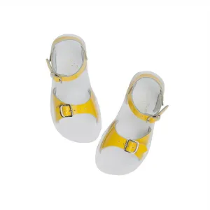 Salt-Water Sun-San Kid's Sandals - Surfer - Shiny Yellow