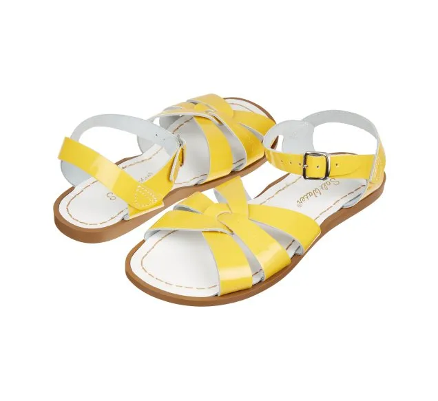 Saltwater Original Sandal Adult Shiny Yellow