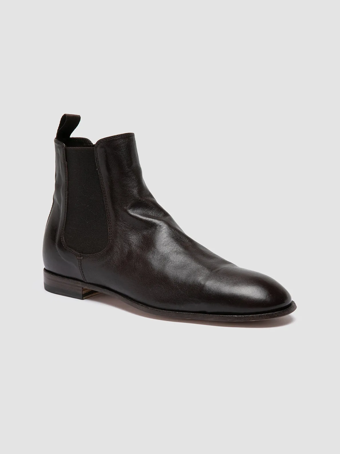 SOLITUDE 004 - Brown Leather Chelsea Boots