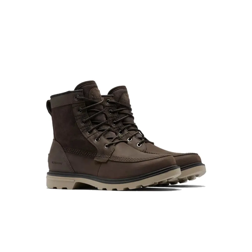 SOREL CARSON STORM INSULATED WATERPROOF BLACKEND BROWN - MENS