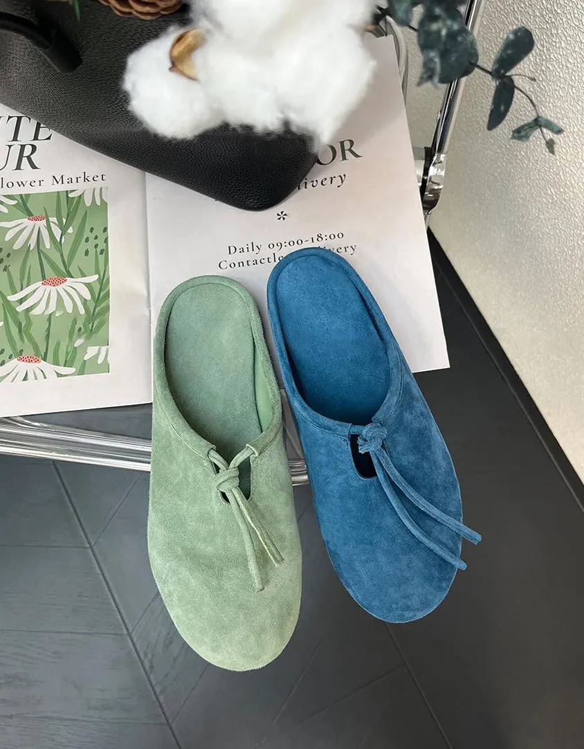 Summer Comfortable Suede Mules Slippers