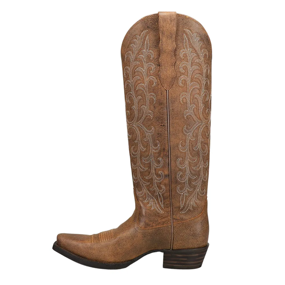 Tallahassee Stretchfit Embroidery Snip Toe Cowboy Boots