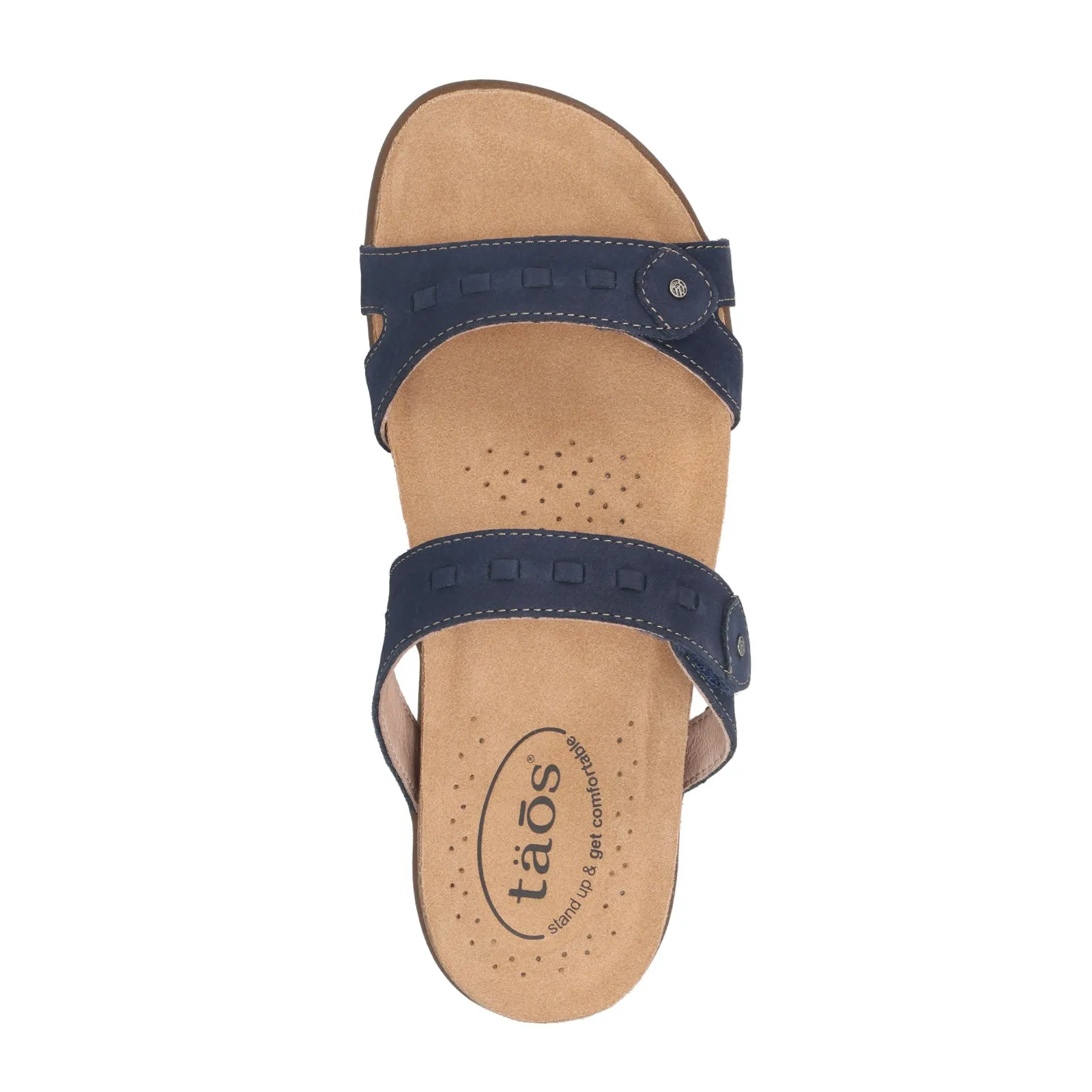 Taos Bandalero Slide Sandal (Women) - Navy Nubuck