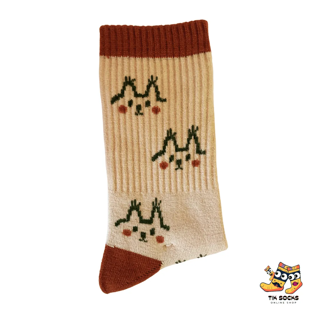 TikSocks|Fun Socks-Charming Squirrel-Themed Women's Socks 5 Pairs