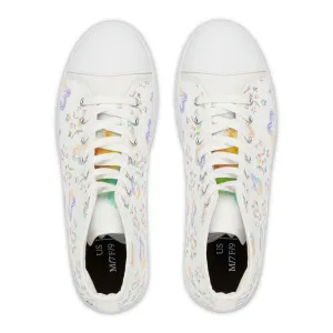 Women's High Top Sneakers- Stars design FD